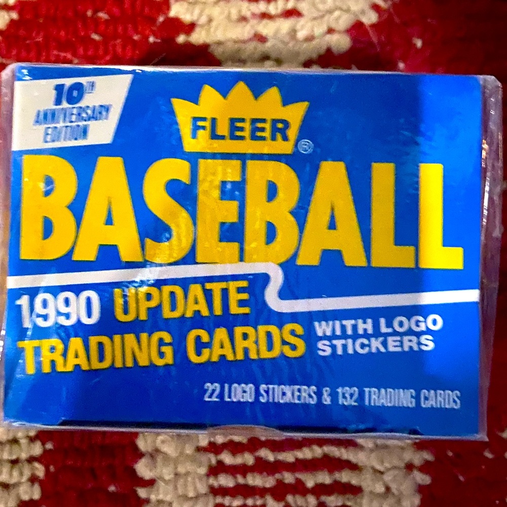 ⚾️ FLEER 1990, 132 Baseball Cards, Baseball Trading Cards - UNOPENED. ⚾️